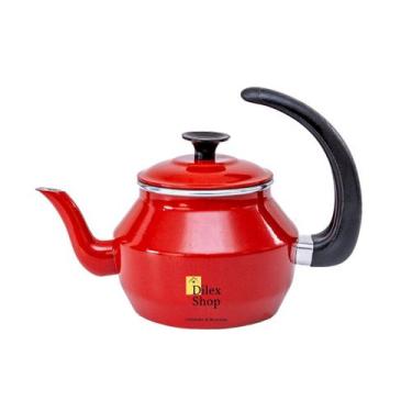 Imagem de Chaleira Com Infusor Ferver Agua Chá Café Leite Alumínio - DA ALUMINIO