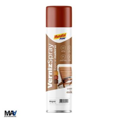 Imagem de Verniz Spray Especial para Madeiras 400ml Mundial Prime, Mogno