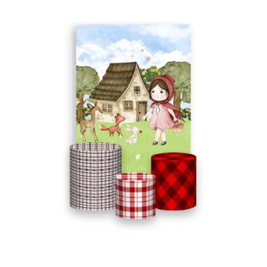 Imagem de Painel De Festa Vertical 1,50 x 2,20 + Trio De Capas Cilindro - Chapéu