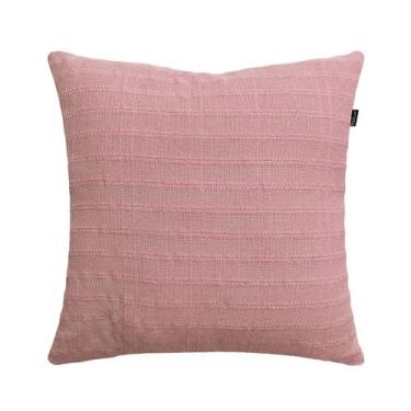 Imagem de Almofada italiana Algodão 40x40cm Rosa - FASTLAR