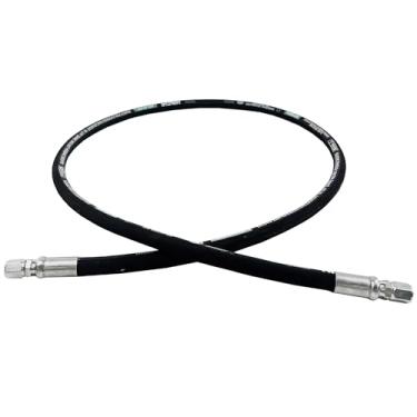 Imagem de HaiChi 26711-04-04-RW Mangueira Hidráulica Montagem Giratória 1/10.2 cm Mangueira Hidráulica com Fêmea JIC X Fêmea JIC, 48IN, 5800 psi