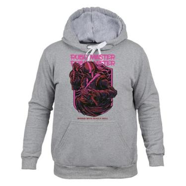 Imagem de Moletom 100% Algodão Flanelado Robo Master - Surprass, Cinza, P