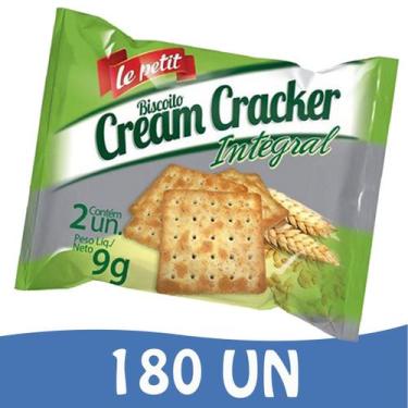 Imagem de Biscoito Cream Cracker Integral Sachê 180un Recepção Clinica - Le Peti