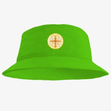 Imagem de Chapéu Bucket Hat Estampado Medalha Sao Bento - MP Moda Masculina, Úni