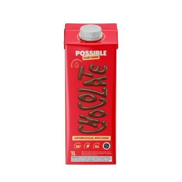 Imagem de Bebida de Castanha de Caju e Cacau Sabor Chocolate Possible - 1L