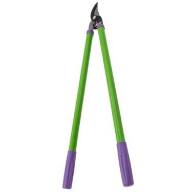 Imagem de Tesoura Corta Galhos Poda Cabo Aço Empunhadura Emborrachada 70cm(Verde)