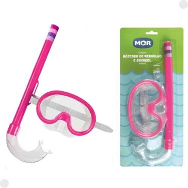 Imagem de Mascara De Mergulho E Snorkel Rosa Infantil 1884 - Mor