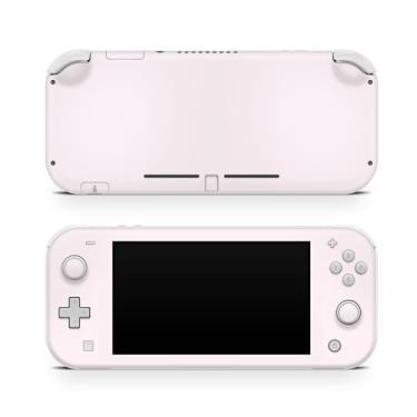 Imagem de Tacky Design Película de cor sólida compatível com o envoltório Nintendo Switch Lite, película lisa minimalista para Nintendo Switch Lite, decalque de vinil premium 3M (rosa blush)