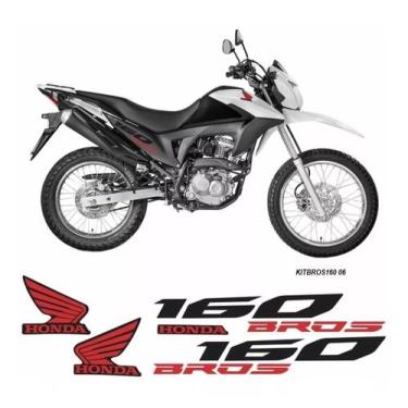 Imagem de Adesivo Protetor Lateral Honda Nxr Bros 160 2015 Kit 06 - Resitank