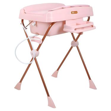 Imagem de Banheira Millenia Burigotto, Com Suporte Trocador Burigotto, Mon Amour - Rosa