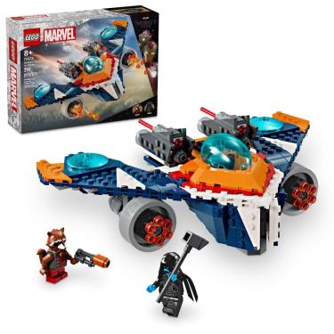 Imagem de Brinquedo de construção lego Marvel Rocket's Warbird vs Ronan 76278