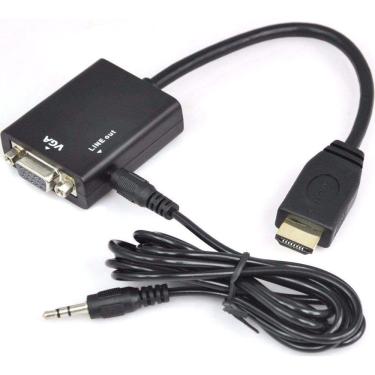 Imagem de Cabo Conversor Hdmi Para Vga Com Saída De Áudio P2