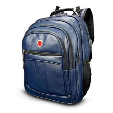Imagem de Mochila Bolsa Masculina Notebook Couro Trabalho Envio 24hs - DL MOCHIL