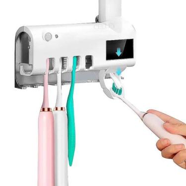 Imagem de Dispenser Automático de Pasta de Dente com Suporte UV para Escovas Biv