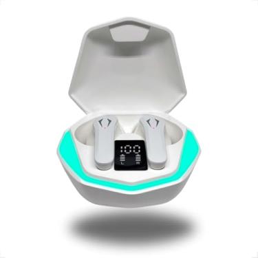 Imagem de Fone De Ouvido Bluetooth Sem Fio Confortável Confortável Mp3 (Branco)