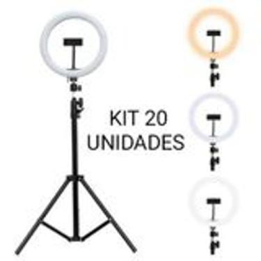 Imagem de Ring Light Iluminador 10" Polegada Com Tripé 2,10m Ajustável Profissio