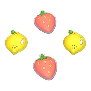 Imagem de playvital Capas Para Joysticks Nintendo Switch, Switch Lite, Capa Analógica Joystick Oled - Limão E Morango