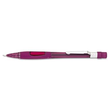Imagem de Pentel Lapiseira PD349TB Quicker Clicker, 0,9 mm, barril vinho transparente