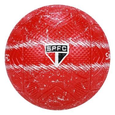 Imagem de Bola Futebol Campo SP Vermelha Oficial N° 5 - 1705