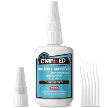 Imagem de Adesivo de cianoacrilato líquido Super Glue, seguro para alimentos, 20