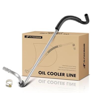 Imagem de A-Premium Conjunto de mangueira da linha do refrigerador de óleo de transmissão automática de entrada do radiador (inferior) compatível com Ford F-150 F150 2011-2014, Expedition 2015-2017 e Lincoln