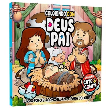 Imagem de Colorindo Com Deus Pai - Um Livro Cute &amp; Comfy - Livro de Colorir Adulto