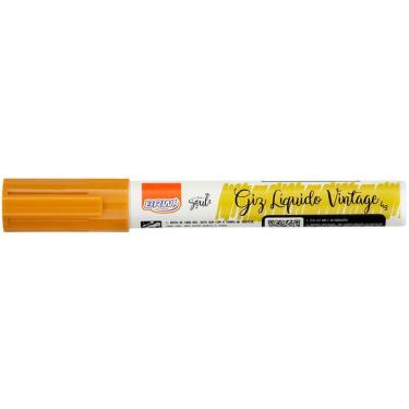 Imagem de Giz Liquido Removivel 6Mm 4Cores Vintage - Brw Etj