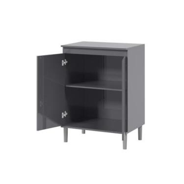 Imagem de Gabinete Armario Armarinho Cozinha Lavanderia Multiuso Cinza - EJ - EJ