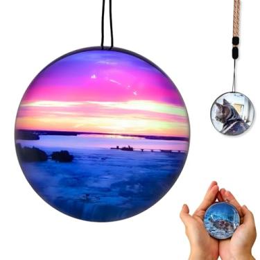 Imagem de Leitor de vídeo Crystal Ball, lâmpada de esfera de memória com som, esfera de vídeo 3D de 6,9 cm, display digital de bola de cristal, presente personalizado para aniversário, casamento, casais