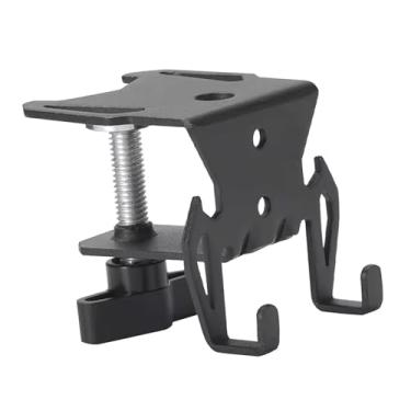 Imagem de UGPLM Gancho para tanque portátil, gancho para fogão de acampamento ao ar livre, leve de metal para tanque de gás butano para acessórios de escalada e, Sem Colchete