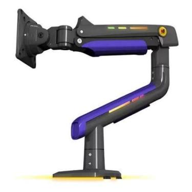 Imagem de Suporte Gamer Roxo Monitor Nb G60 Led 32 A 60 Articulado - North Bayou