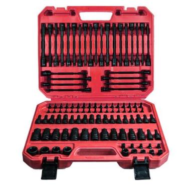 Imagem de Conjunto de soquetes AMM 107PCS Allen e Torx Bit 1/4 3/8 1/2 Drive