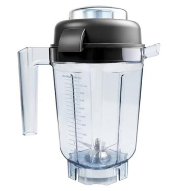 Imagem de Para jarra de liquidificador Vitamix 947.2 g, substituição para Vitamix 15842 5200 4500 5000 6300 7500 A3500 Vita-Prep Pro 750 Vm0101 Vm0102 Vm0103 Vm0158 Vm0101 0197 Asy172 etc Recipiente para copo,