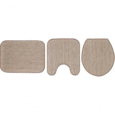 Imagem de Jogo De Banheiro Artesanal Look Gerbera A Com 3 Pecas