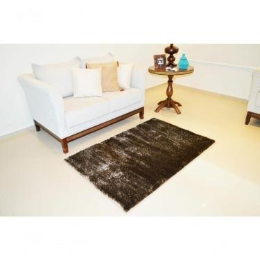 Imagem de Capacho Life Confort Shaggy 50mm Marrone 050x090 Cm
