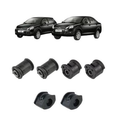 Imagem de Kit 4 Buchas Bandeja Balança Kit Barra Estabilizadora Jac J3