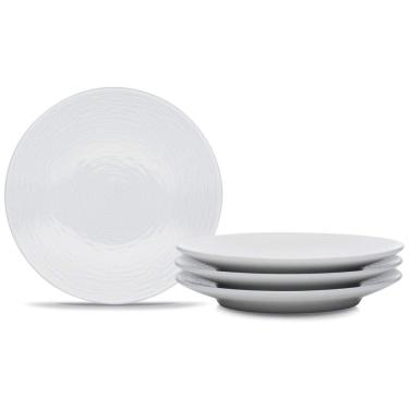 Imagem de Conjunto de Pratos para Aperitivo com 4 Peças, Formato Redondo e Material de Porcelana, Noritake 43813-404D