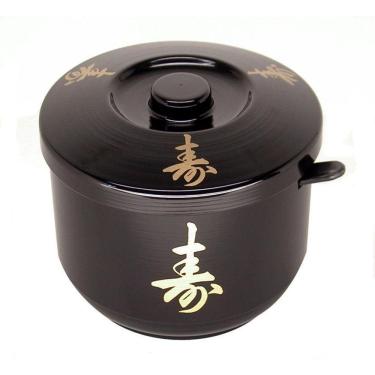 Imagem de Pote Com Tampa Para Servir Arroz Japonês Ohitsu