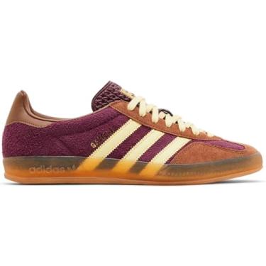 Imagem de adidas Originals Gazelle Tênis masculino para uso interno, Marrom, quase amarelo, 38