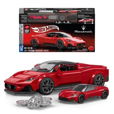 Imagem de Blocos de Montar - Hot Wheels - Maserati MC20 MATTEL