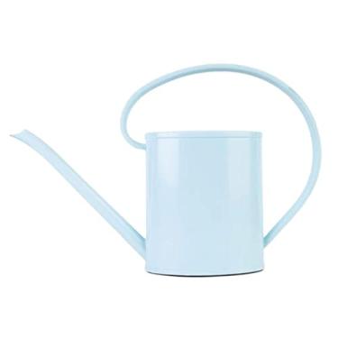 Imagem de ZABEES Regador de plantas 1,2 l pote de água bico longo 21 cm para casa e acessórios de jardim com alça curva decorativo moderno (2 cores) equipamento de irrigação de jardim