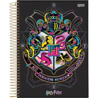 Imagem de Caderno Espiral Univ CD 10 Matérias 200Fls Harry Potter Dormiens Nunquam FSC - Jandaia