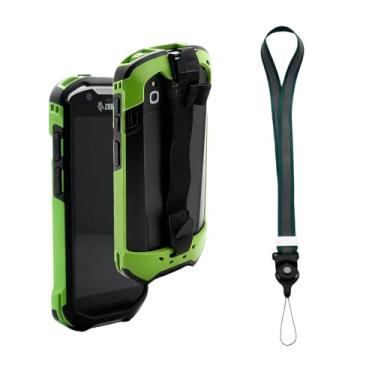 Imagem de Capa protetora para Zebra TC51 TC52 TC56 TC57 TC510K com alça de mão e alça de pescoço – Capa de bota robusta compatível com scanners de código de barras portáteis Zebra (verde)