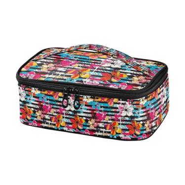 Imagem de GUIJI Lancheira com isolamento de flores camufladas, à prova de vazamento, lancheira para mulheres e homens, lancheira portátil para trabalho, piquenique, viagens