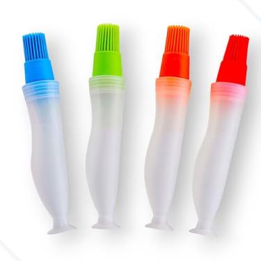 Imagem de Pincel Culinário Reservatório Silicone temperar Untar
