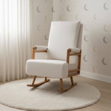 Imagem de Poltrona de Amamentação Balanço Mila Off White