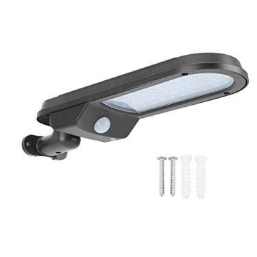 Imagem de Hyuduo Luz LED Solar Com Indução do Corpo Humano 42LED IP65 Lâmpada de Parede Externa à Prova d'água para Decoração de Caminho de Quintal de Jardim, Plástico ABS, Carregamento Solar de Alta