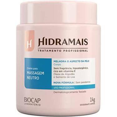 Imagem de Creme para massagem 1 kg - neutro - hidramais - HIDRAMAIS 