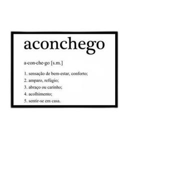 Imagem de Quadro Decorativo Significado Aconchego 45x34cm