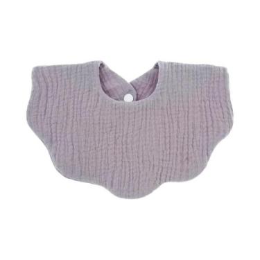 Imagem de Babadores De Bebê Em Algodão Macio, Cor Sólida, Toalha De Saliva Para 